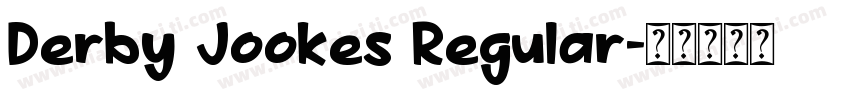 Derby Jookes Regular字体转换
